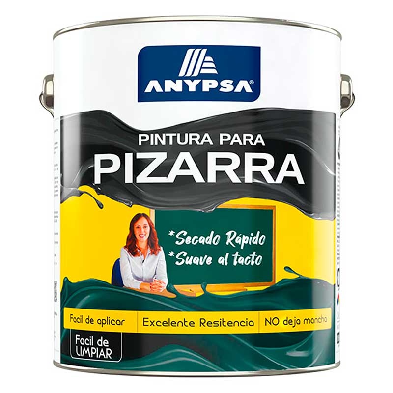 Pintura para Pizarra o Pizarron - Pintura de Pizarra para pared - Pinturas  ANYPSA
